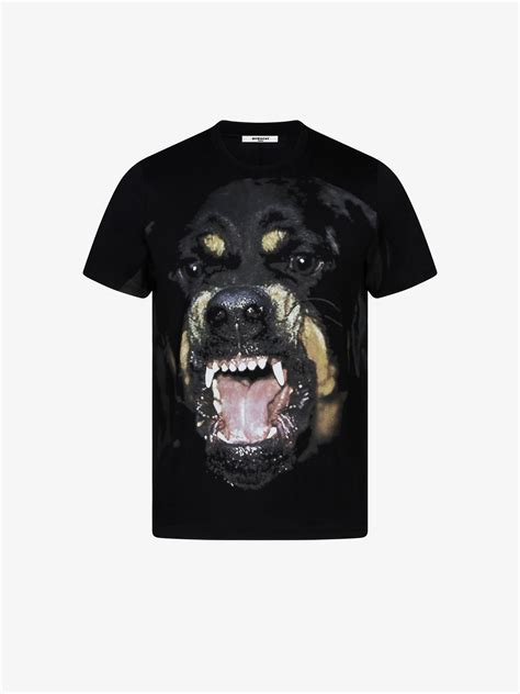 givenchy t shirt with dog|givenchy dog print shirts.